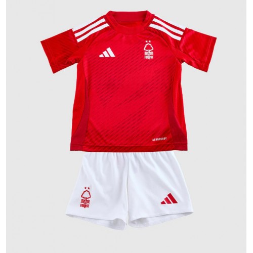 Fotbalové Dres Nottingham Forest Dětské Domácí 2024-25 Krátký Rukáv (+ trenýrky)